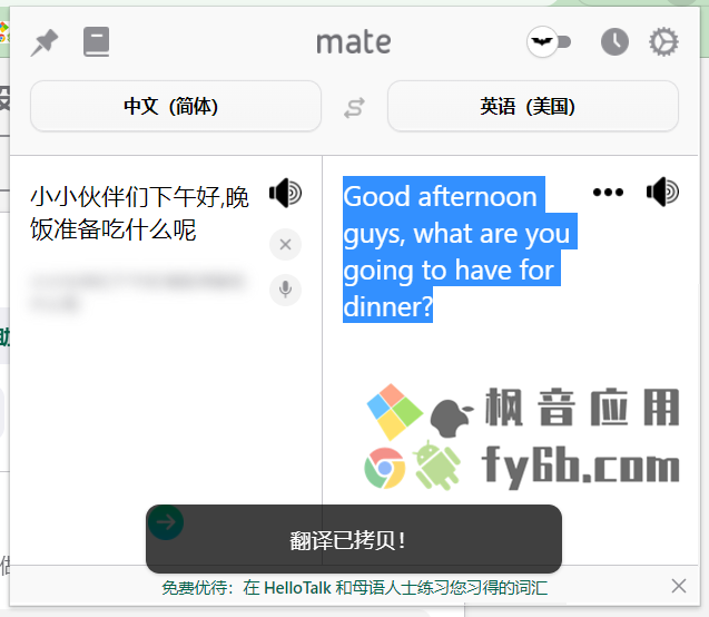 Chrome | Mate Translate – 翻译器、词典 10.1.10