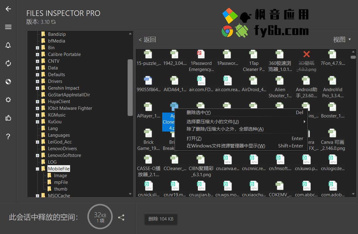 Windows Files Inspector Pro磁盘分析 v3.10 中文版