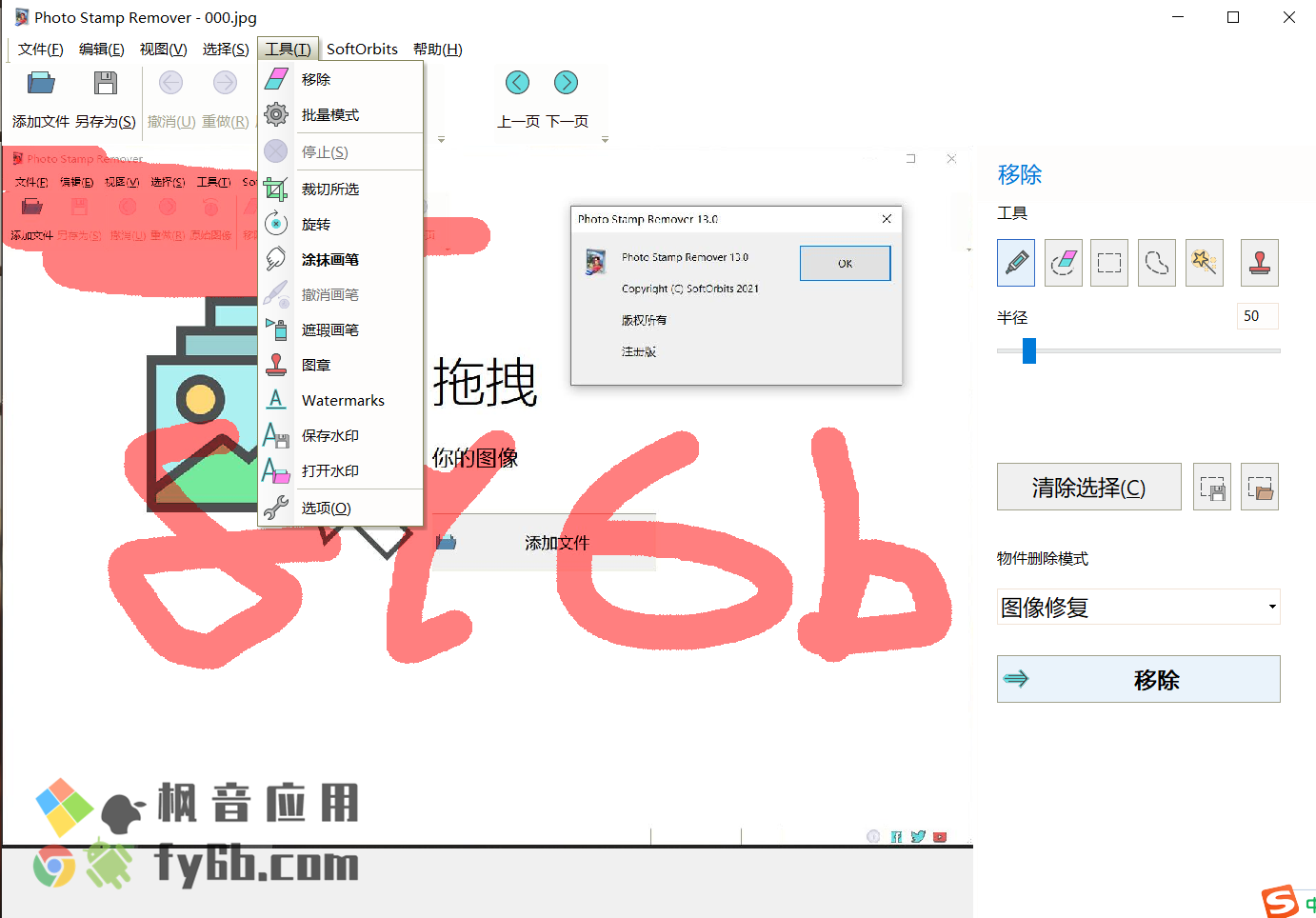 Windows Photo Stamp Remover水印擦除 v13.0 正版限免