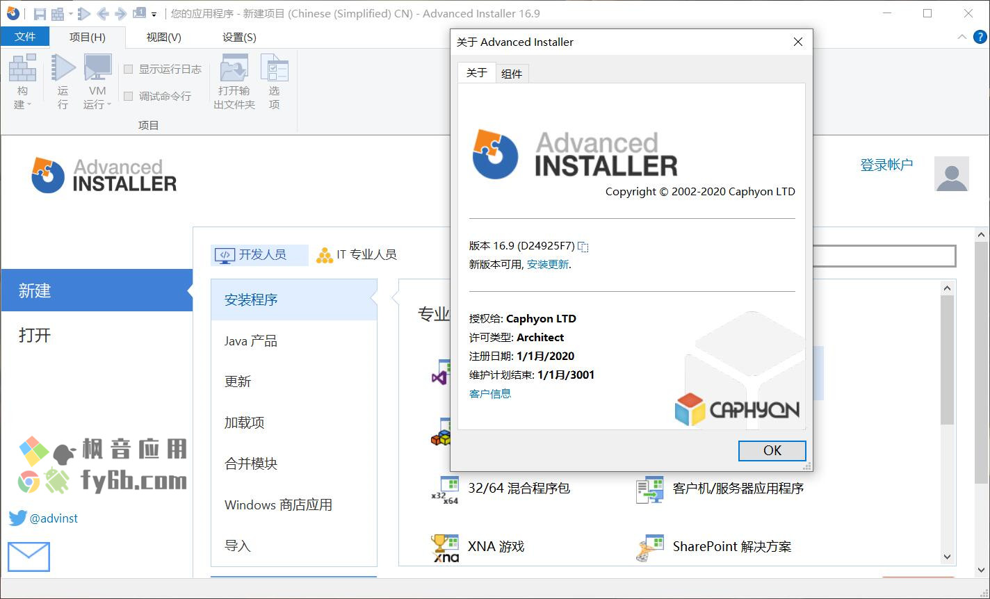 Windows Advanced Installer 安装包制作 v19.5 中文版