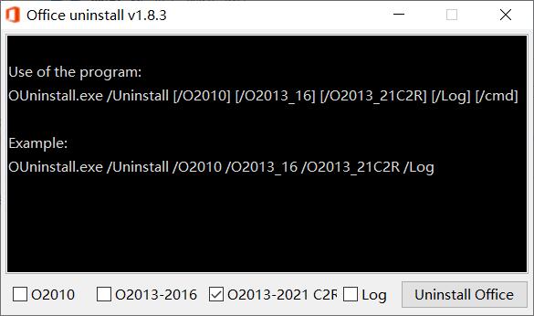 Windows Office Uninstall卸载工具_v1.8.3 绿色便携版