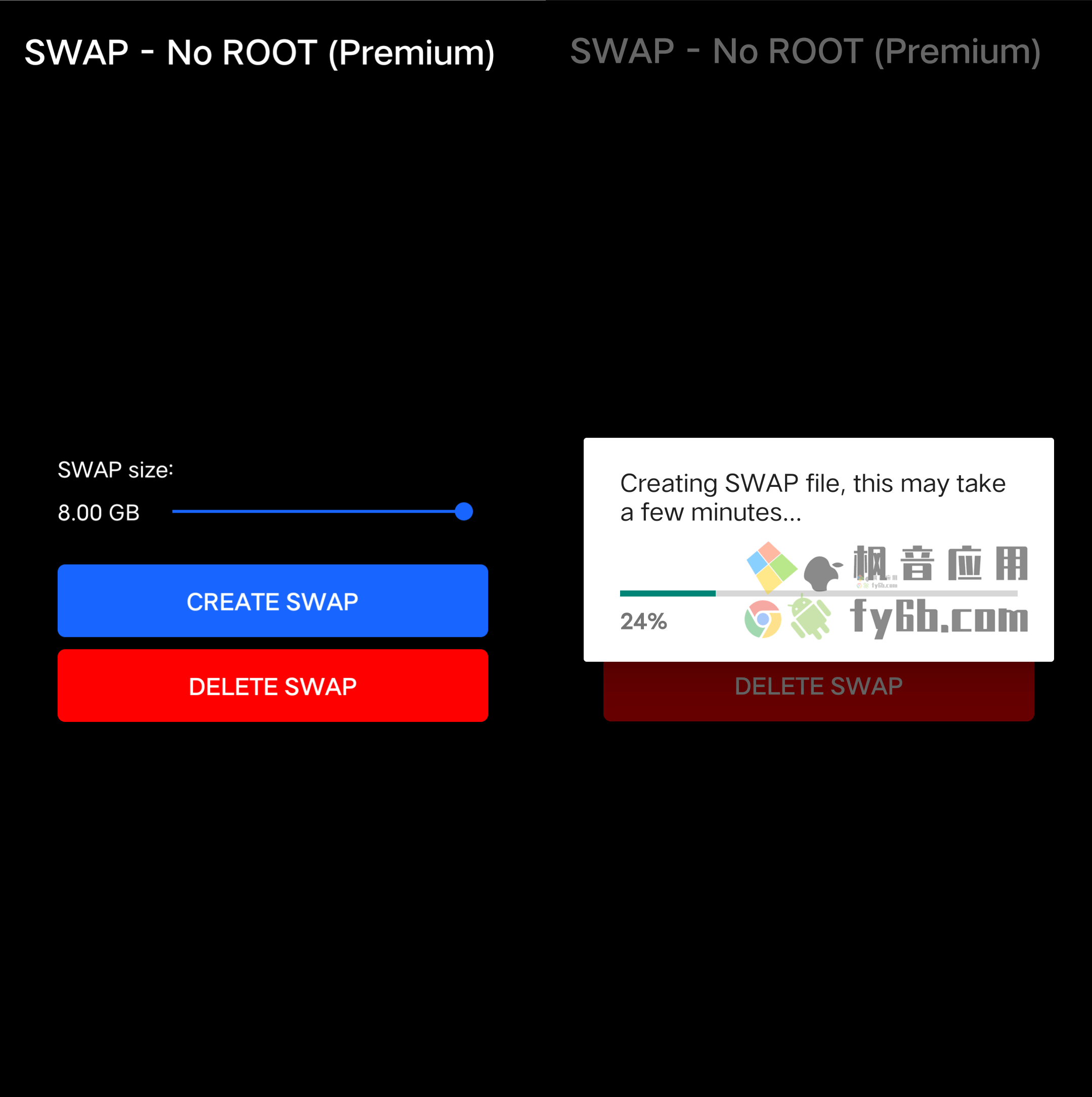 Android SWAP - No ROOT 手机虚拟内存_v3.13.2